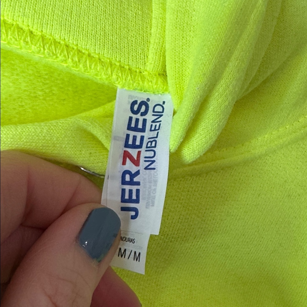 River Babe Threads Neon Hoodie Mom Motherhood 24/7 M Medium New Nwot View 4